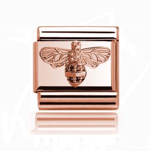 Rose gold deals bee charm