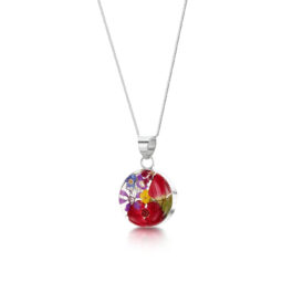 real-flower-necklace-by-shrieking-violet-sterling-silver-round-pendant